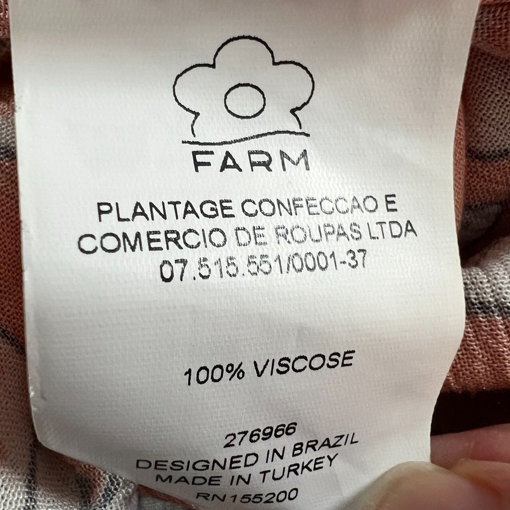 FARM Rio Orange and Lavender Floral Maxi Dress - Picture 10 of 11